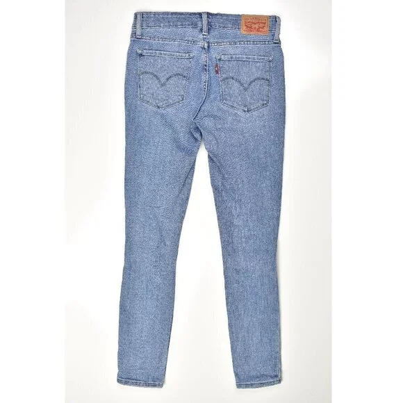 Levi's 711 Skinny Distressed Jeans 25 - Picture 2 of 7